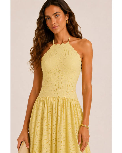 Vestido Farm Laise Frente Única Copabanana