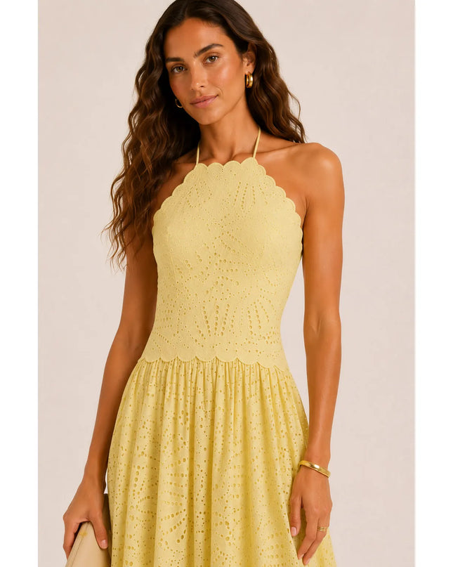 Vestido Farm Laise Frente Única Copabanana