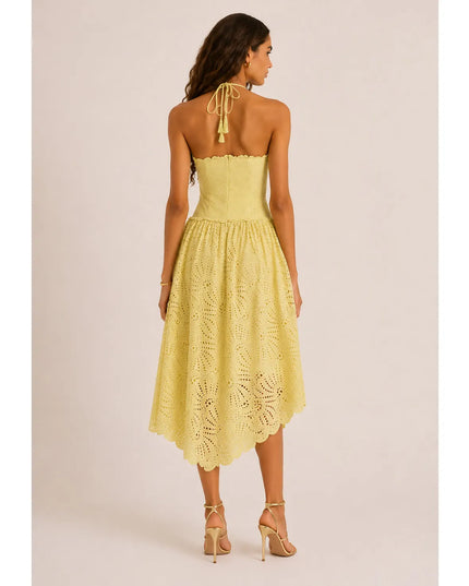 Vestido Farm Laise Frente Única Copabanana