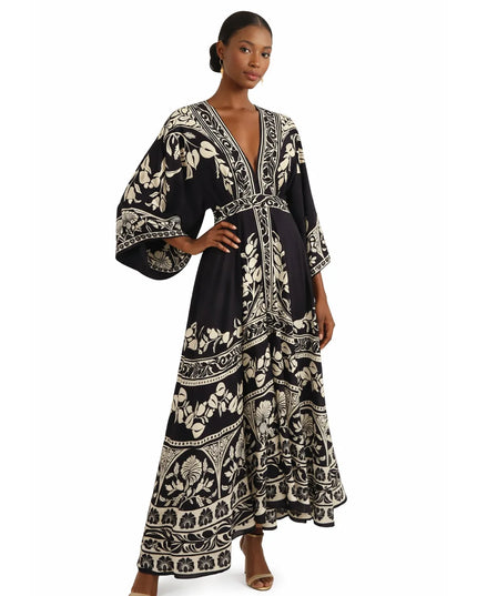 VESTIDO FARM MIDI ESTAMPADO SINTRA