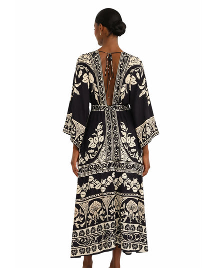 VESTIDO FARM MIDI ESTAMPADO SINTRA