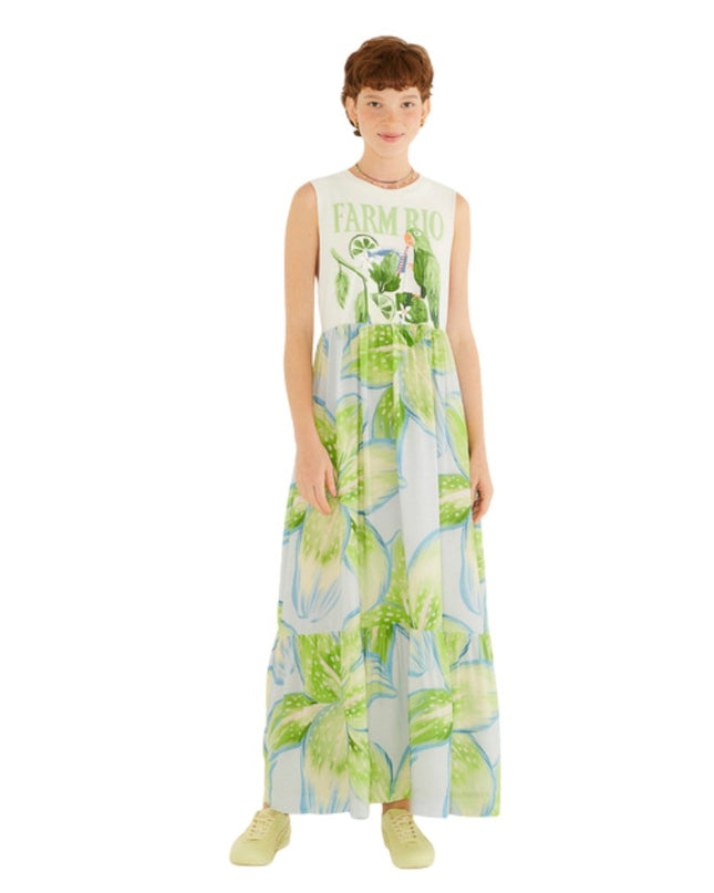 VESTIDO FARM MIDI MOJITO