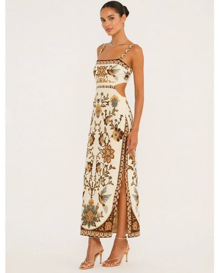 Vestido Farm Midi Romance