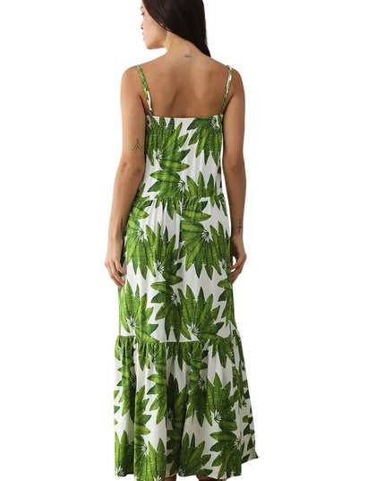 Vestido Farm Reto Estampado Off White