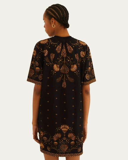 Vestido Farm Tshirt Basico Sonho De Concha