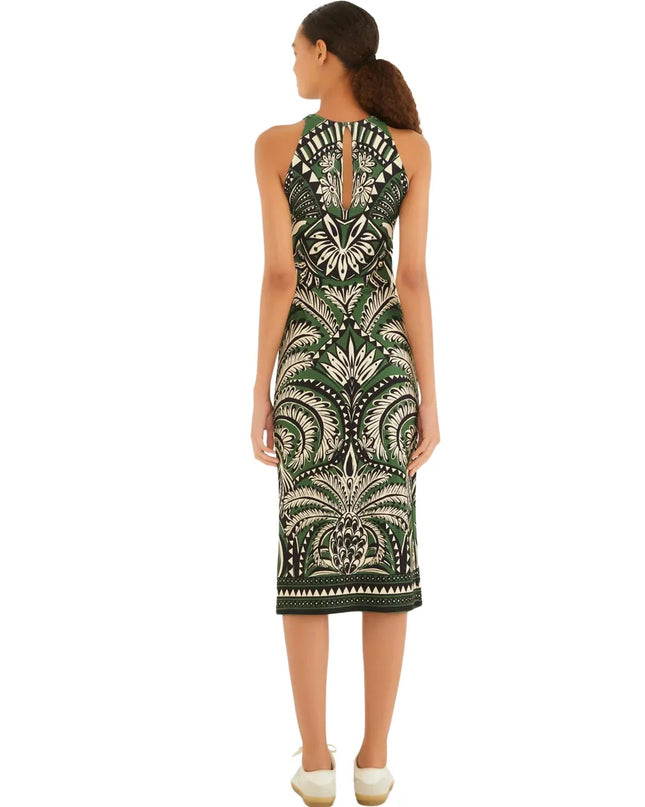 VESTIDO FARM MIDI ESTAMPADO BALAMANA